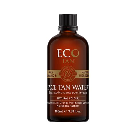 eco tan organic face water.